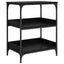 Køkkenvogn Sort eg 60 x 41 x 80.5 cm Konstrueret træ