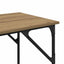 Bord Artisan Egetræ 120 x 50 x 75 cm Konstrueret træ