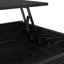 Sofabord Sort eg 100 x 55 x 48.5 cm Konstrueret træ