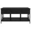 Sofabord Sort eg 100 x 55 x 48.5 cm Konstrueret træ