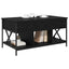 Sofabord Sort eg 100 x 55 x 48.5 cm Konstrueret træ