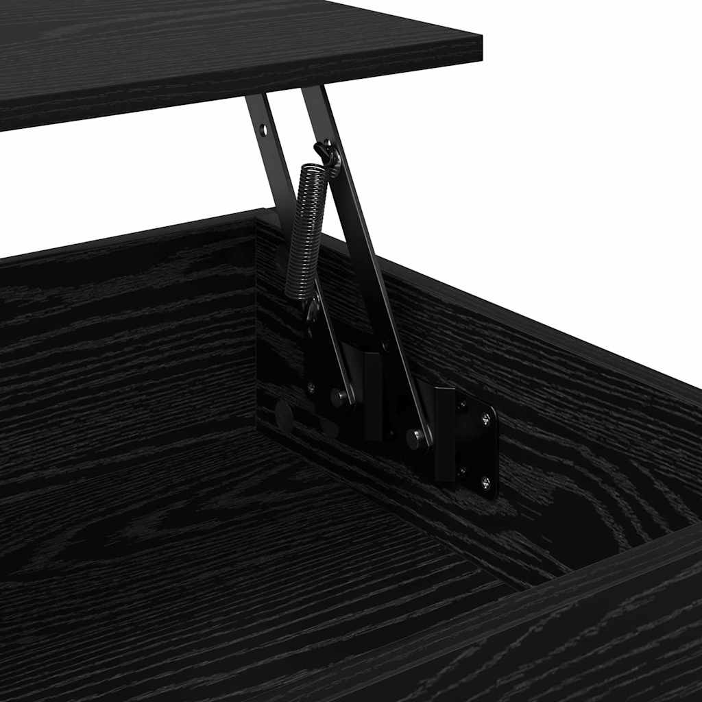 Sofabord Sort eg 70x50x50cm Konstrueret træ