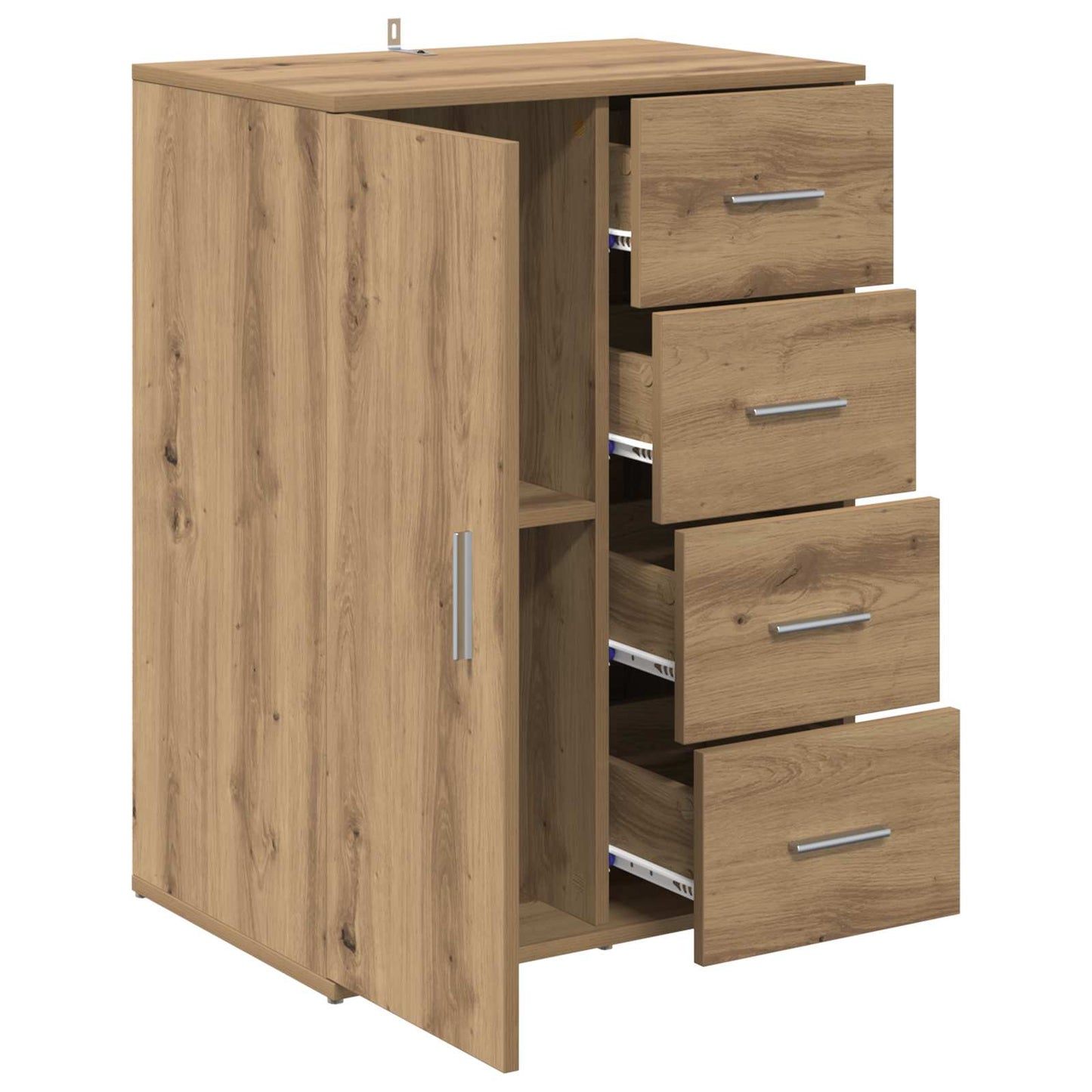 Sideboard Artisan Egetræ 59 x 39 x 80 cm Konstrueret træ