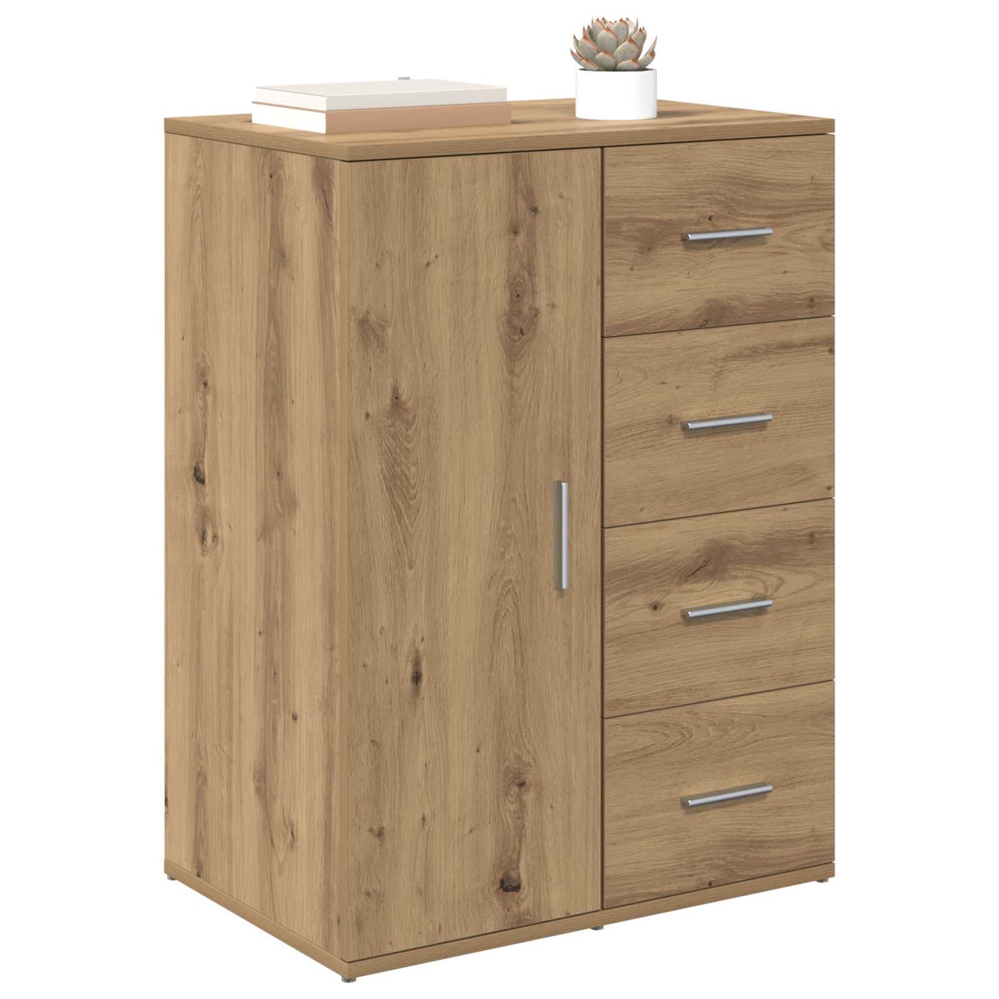 Sideboard Artisan Egetræ 59 x 39 x 80 cm Konstrueret træ