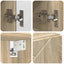 Spejlskab Sonoma eg 59 x 17 x 55 cm Konstrueret træ