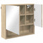 Spejlskab Sonoma eg 59 x 17 x 55 cm Konstrueret træ