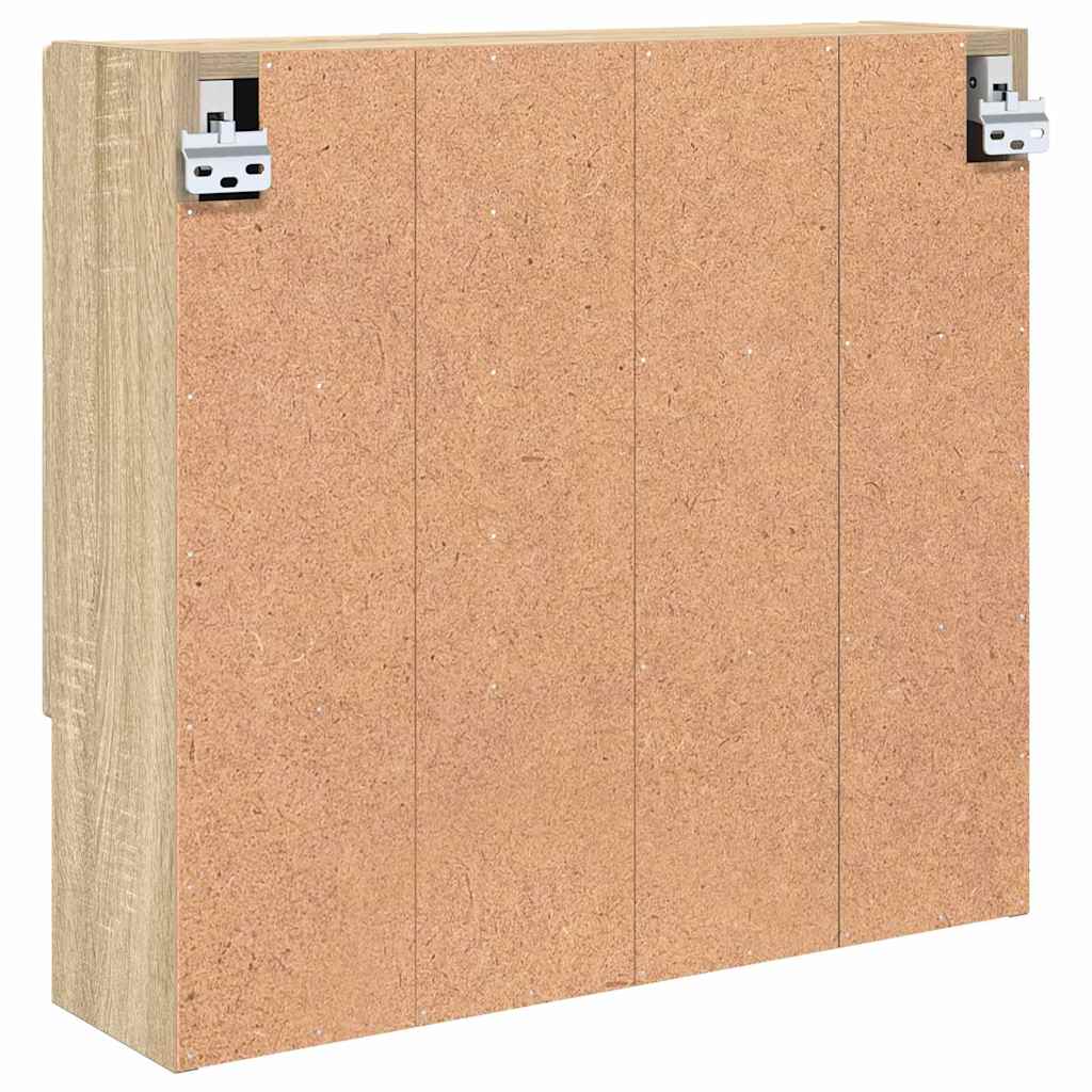 Spejlskab Sonoma eg 59 x 17 x 55 cm Konstrueret træ
