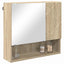 Spejlskab Sonoma eg 59 x 17 x 55 cm Konstrueret træ