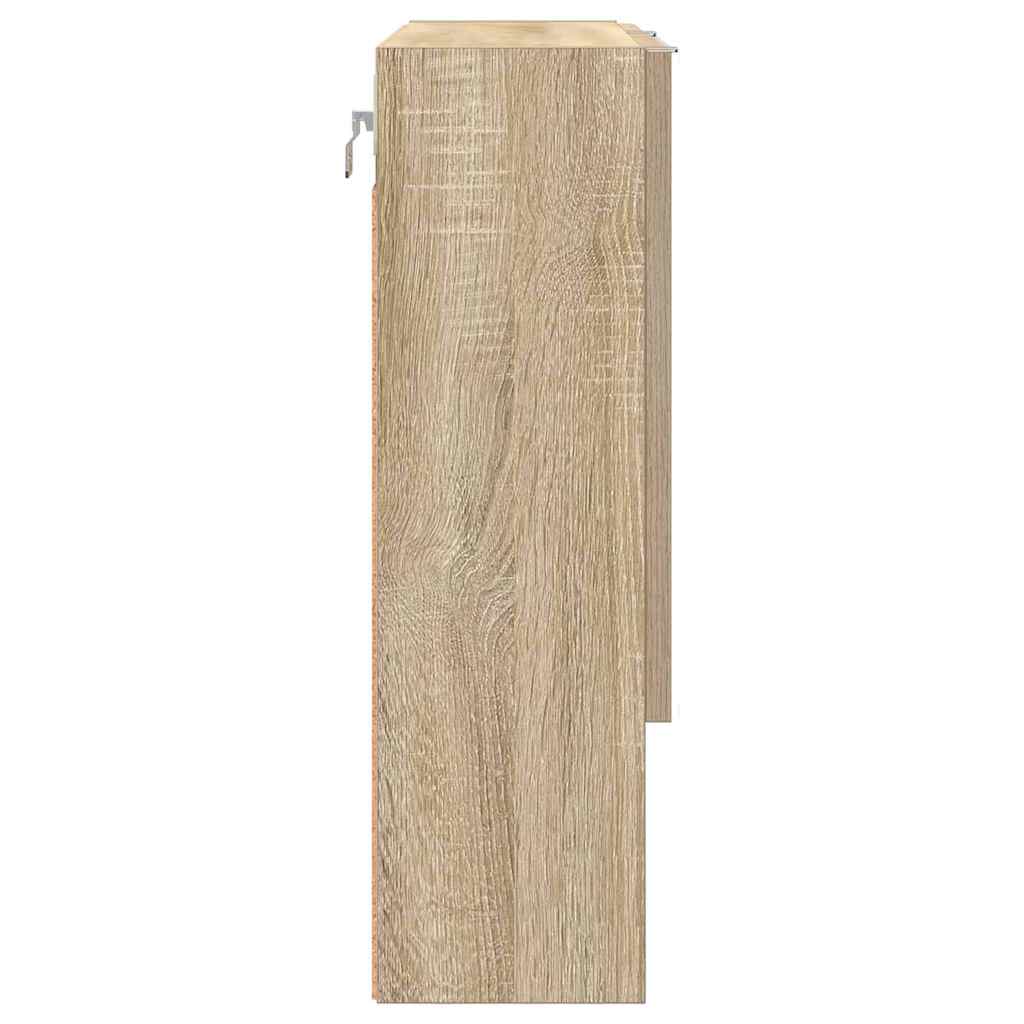 Spejlskab Sonoma eg 59 x 17 x 55 cm Konstrueret træ