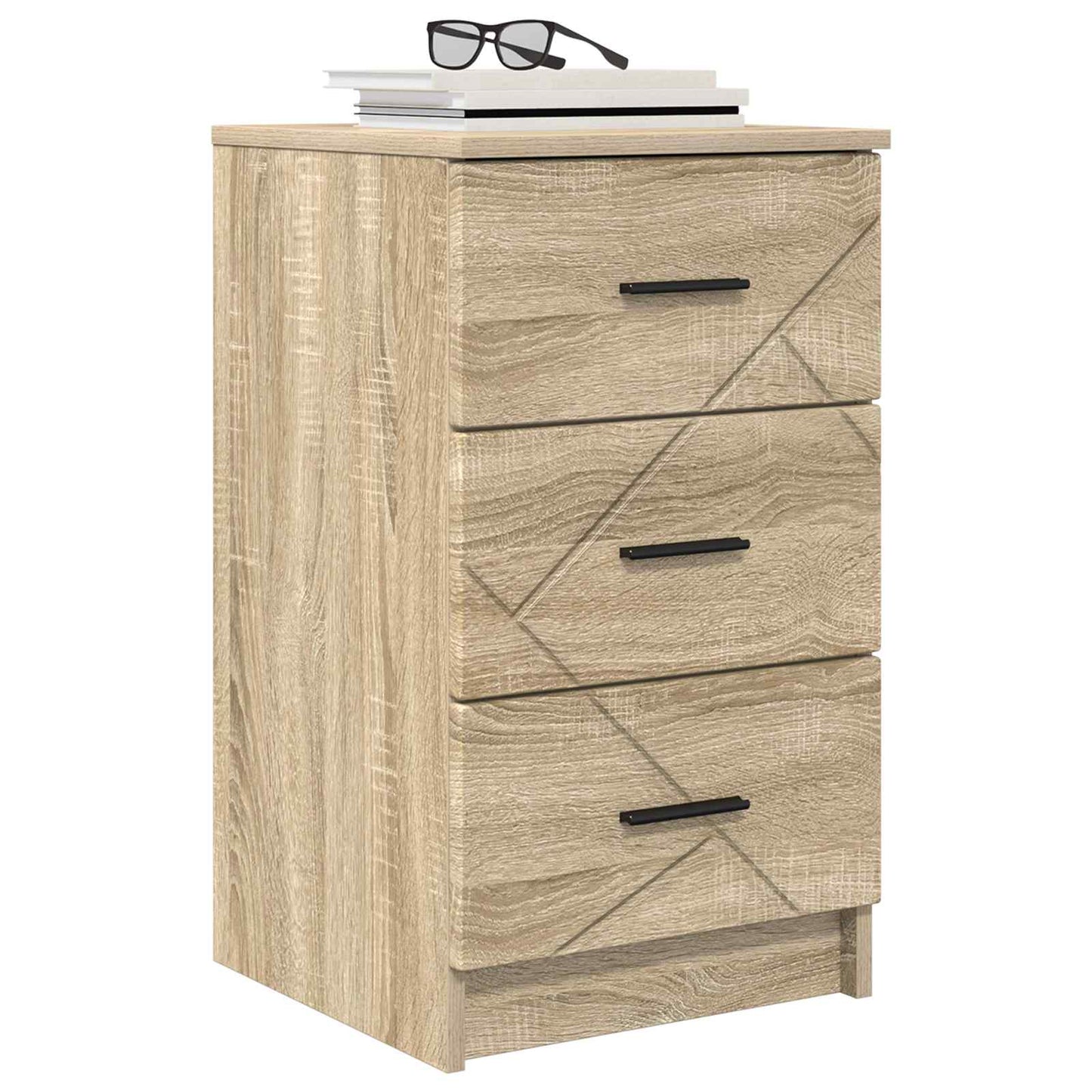 Natskab med skuffe Sonoma-eg 38 x 38 x 66 cm Konstrueret træ