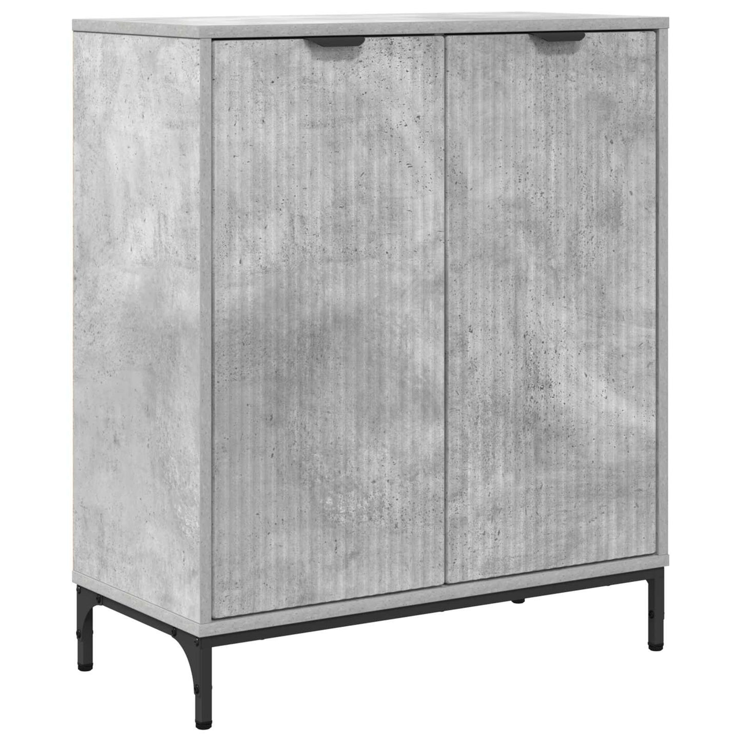 Sideboard Beton Grå 69,5 x 33 x 82 cm Konstrueret træ
