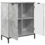 Sideboard Beton Grå 69,5 x 33 x 82 cm Konstrueret træ