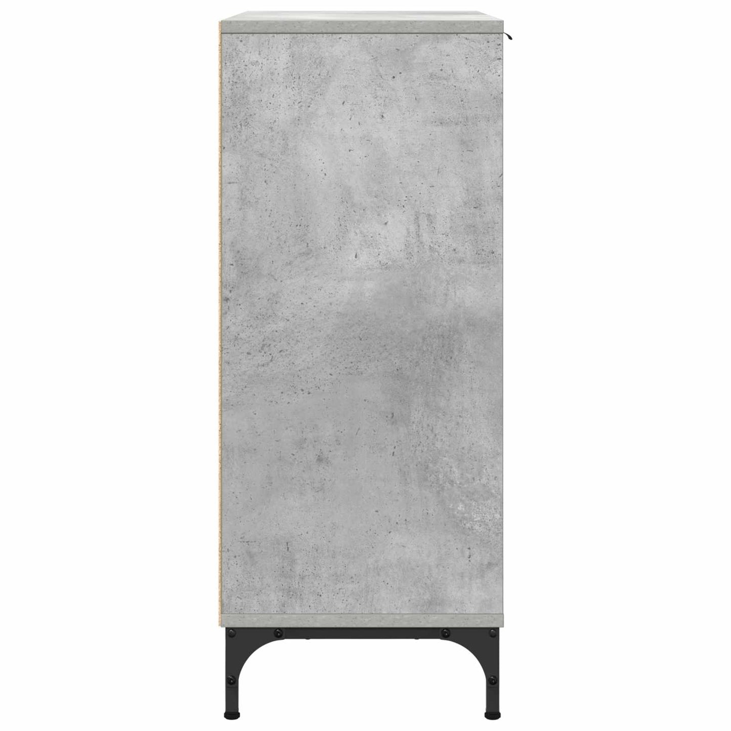 Sideboard Beton Grå 69,5 x 33 x 82 cm Konstrueret træ