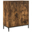 Sideboard Røget eg 69,5 x 33 x 82 cm Konstrueret træ
