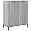 Sideboard Grå Sonoma 69,5 x 33 x 82 cm Konstrueret træ