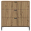 Sideboard Artisan Egetræ 79,5 x 33 x 82 cm Konstrueret træ