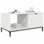 Sofabord med skuffe Hvid 90 x 49 x 46 cm Konstrueret træ