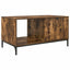 Sofabord med skuffe Røget eg 90 x 49 x 46 cm Konstrueret træ