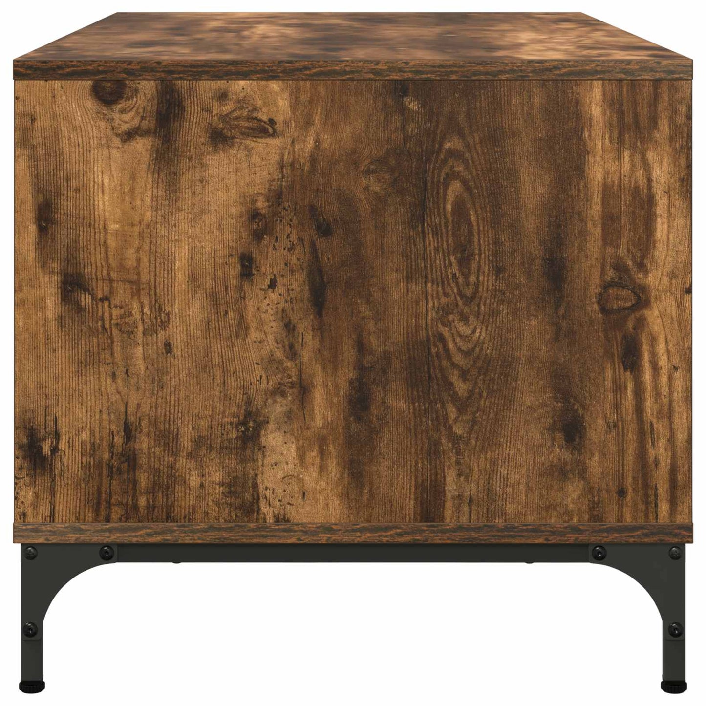 Sofabord med skuffe Røget eg 90 x 49 x 46 cm Konstrueret træ