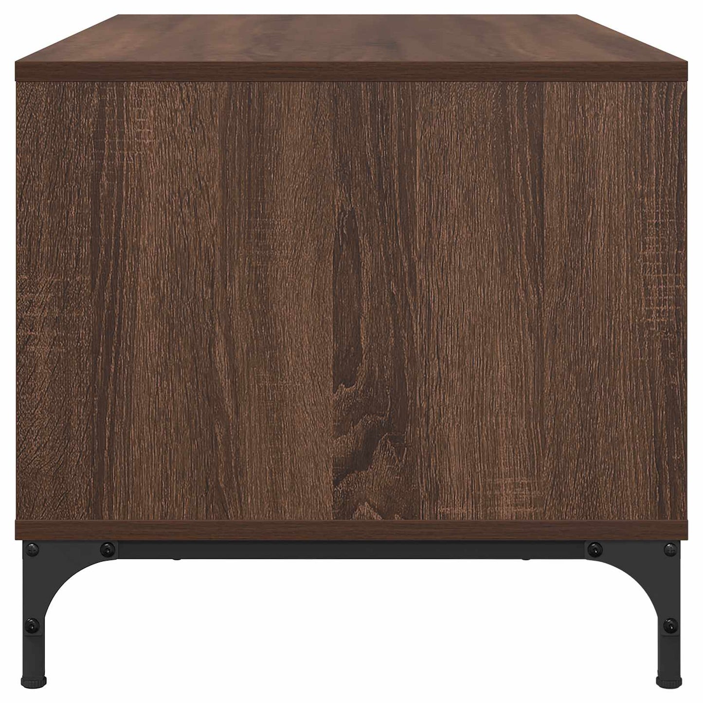 Sofabord med skuffe Brun eg 90 x 49 x 46 cm Konstrueret træ