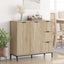 Sideboard Sonoma eg 89,5 x 33 x 82 cm Konstrueret træ