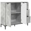 Sideboard Beton Grå 89,5 x 33 x 82 cm Konstrueret træ