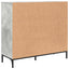 Sideboard Beton Grå 89,5 x 33 x 82 cm Konstrueret træ