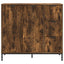Sideboard med skuffe Røget eg 89,5 x 33 x 82 cm Konstrueret træ