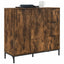 Sideboard med skuffe Røget eg 89,5 x 33 x 82 cm Konstrueret træ