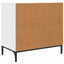 Sengebord med skuffe Hvid 63.5 x 36 x 61 cm Konstrueret træ