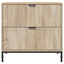 Sengebord Sonoma-eg 63.5 x 36 x 61 cm Konstrueret træ