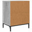 Natskab 2 pcs Grå sonoma-eg 49 x 36 x 61 cm Konstrueret træ