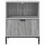 Natskab 2 pcs Grå sonoma-eg 49 x 36 x 61 cm Konstrueret træ