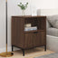 Natskab 2 pcs Brun eg 49 x 36 x 61 cm Konstrueret træ