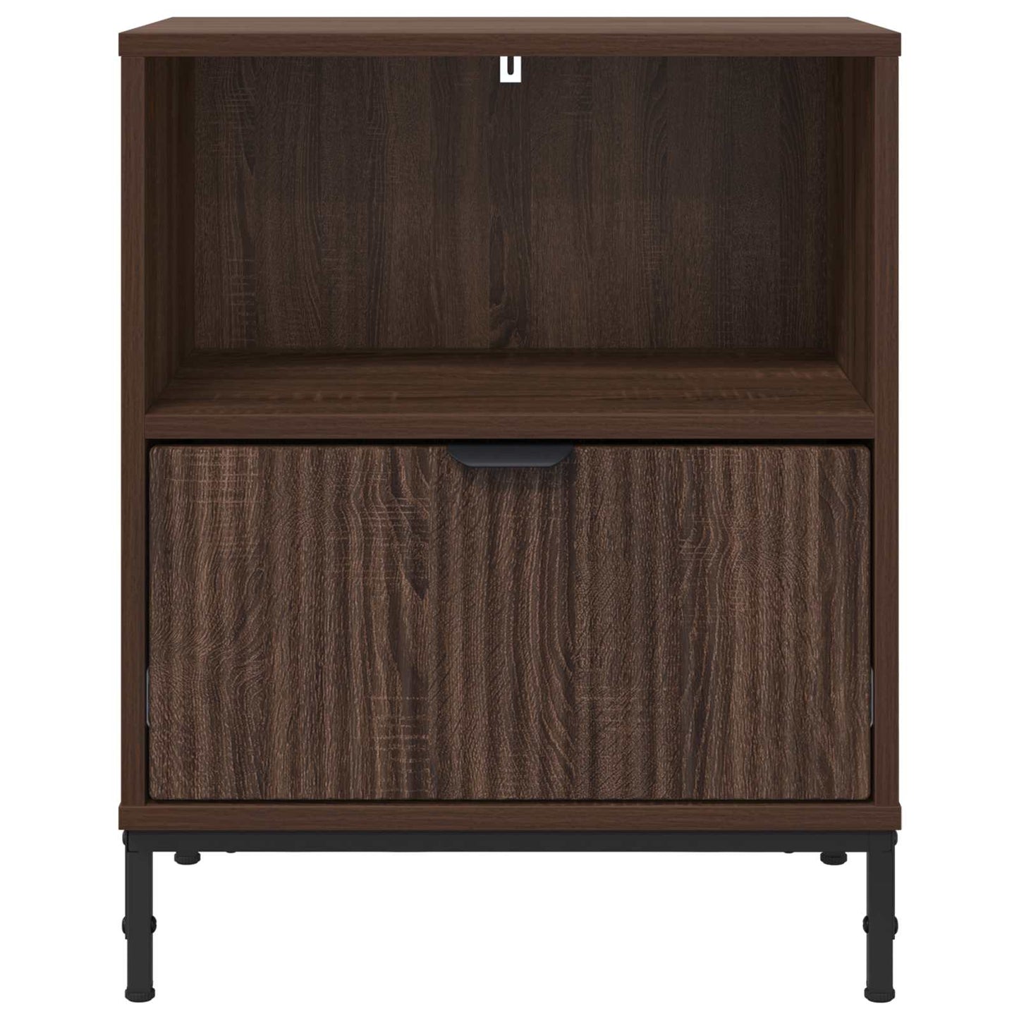 Natskab 2 pcs Brun eg 49 x 36 x 61 cm Konstrueret træ