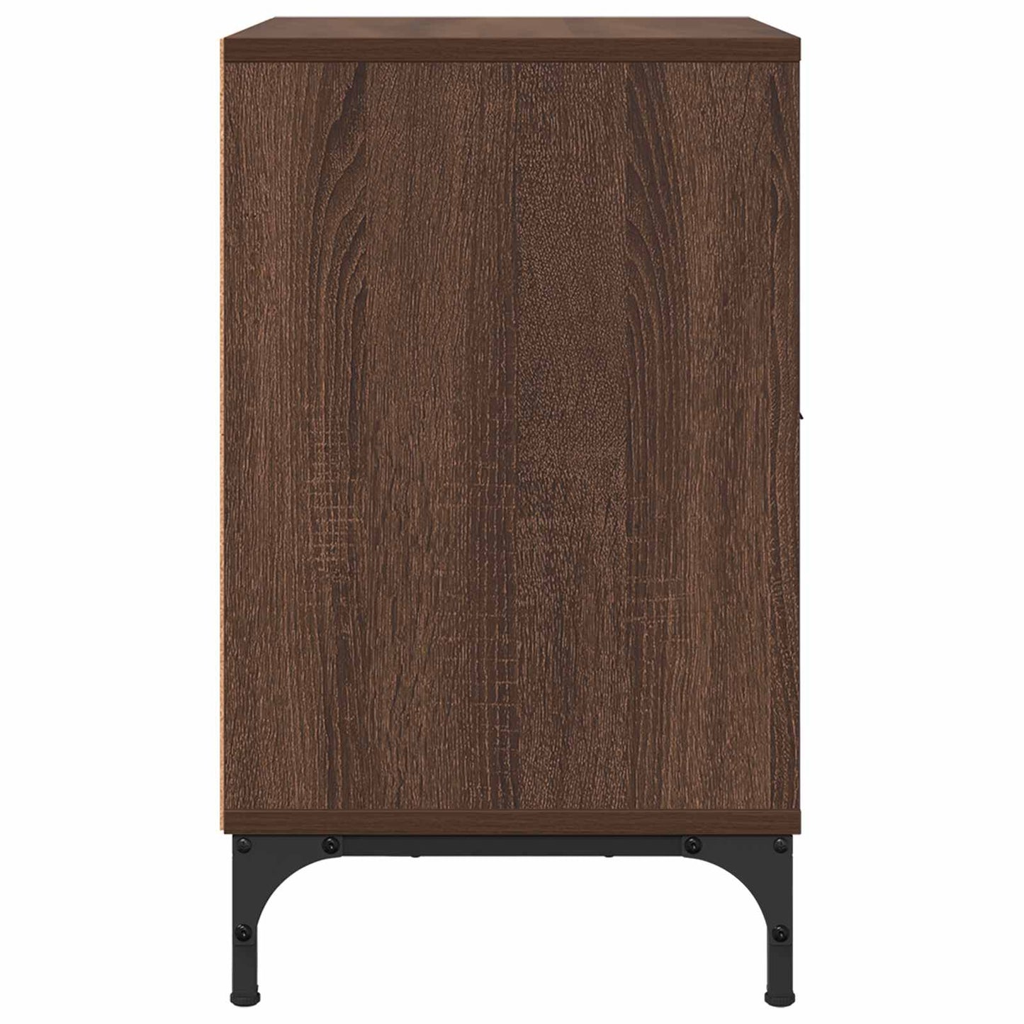 Natskab 2 pcs Brun eg 49 x 36 x 61 cm Konstrueret træ