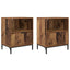 Natskab 2 pcs Gammelt træ 49 x 36 x 61 cm Konstrueret træ