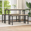 Spisebænk 2 pcs Sonoma eg 100 x 32,5 x 48,5 cm