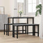 Spisebænk 2 pcs Grå Sonoma 100 x 32,5 x 48,5 cm