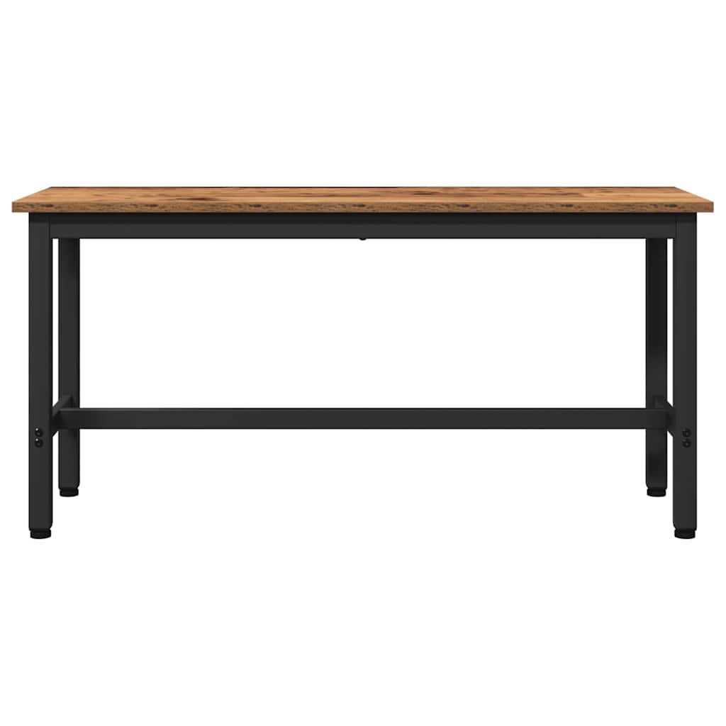 Spisebænk 2 pcs Gammelt træ 100 x 32,5 x 48,5 cm