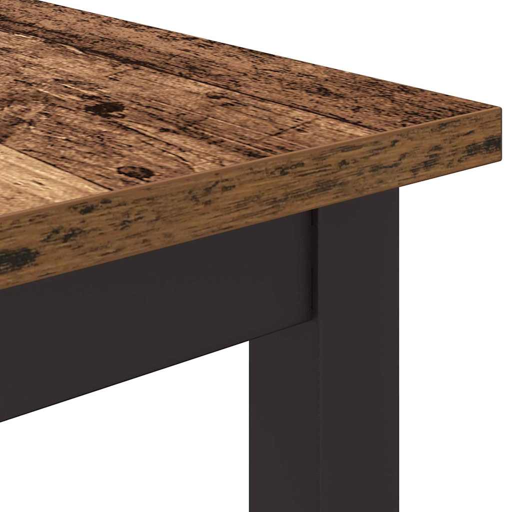 bord Gammelt træ 80 x 50 x 76,5 cm Ingeniørtræ og stål