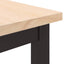 bord Naturfarvet 80 x 50 x 77 cm Ingeniørtræ og stål