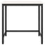 bord Hvid 80 x 50 x 77 cm Ingeniørtræ og stål