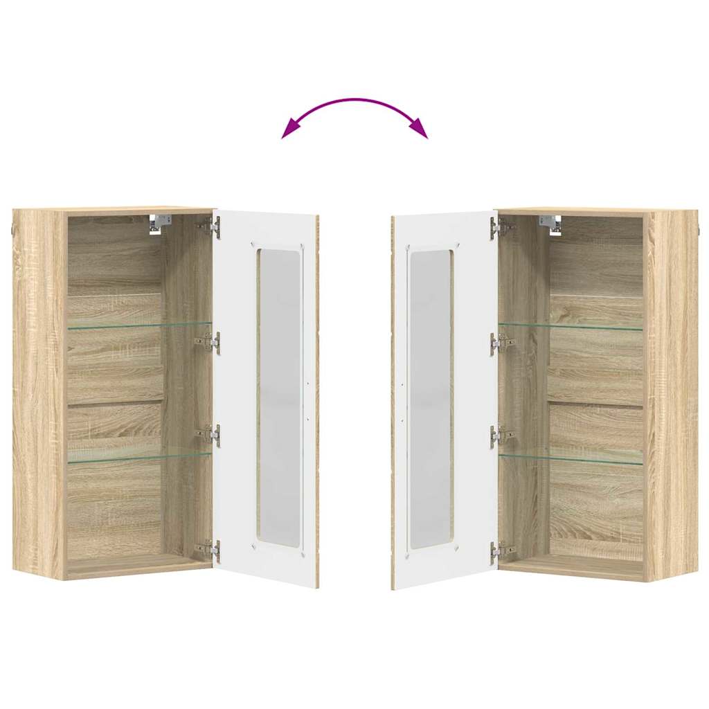 Træskab Sonoma eg 50 x 29 x 100 cm Konstrueret træ