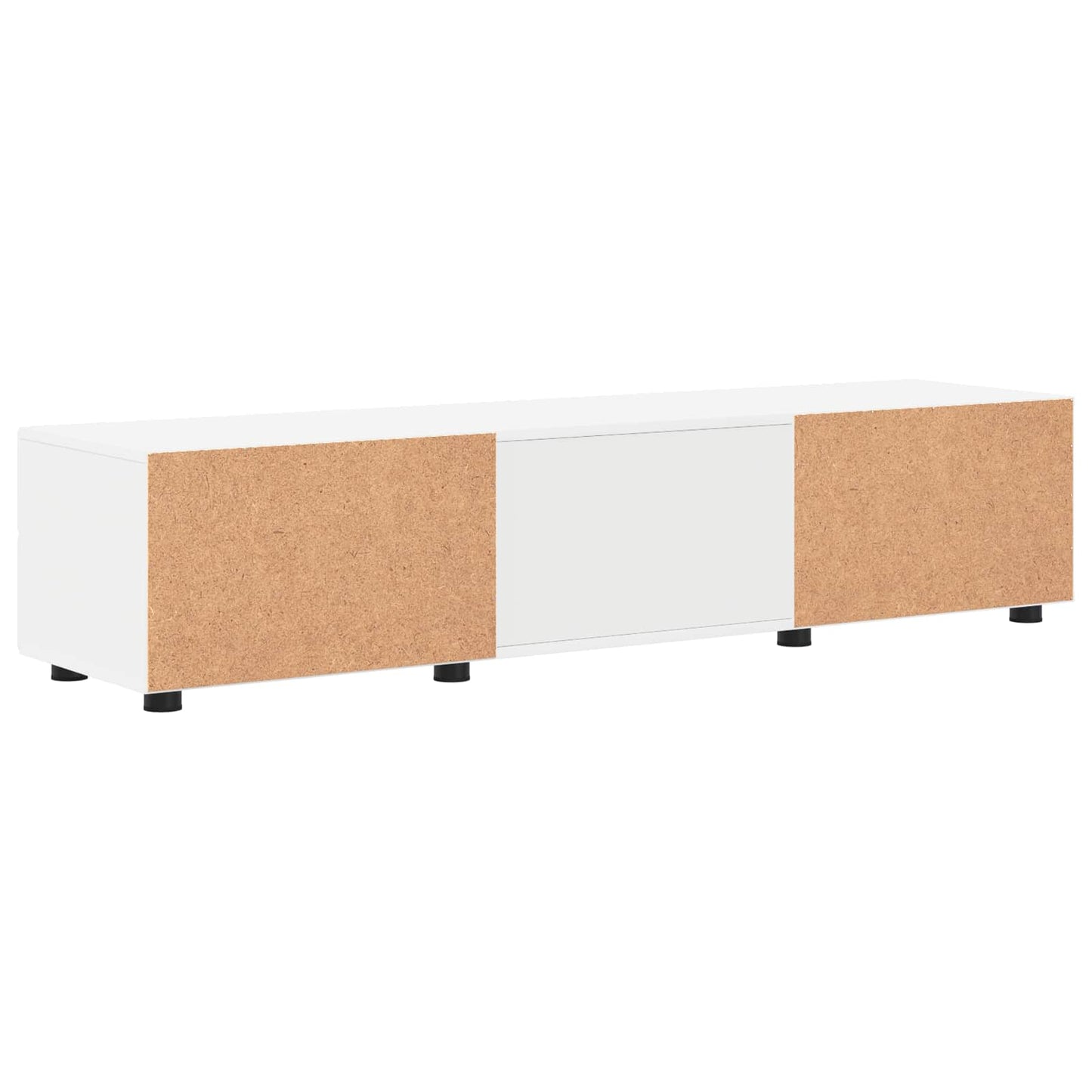 Træskab med skuffe Hvid 150 x 39 x 30 cm Konstrueret træ