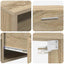 Træskab med skuffe Sonoma eg 150 x 39 x 30 cm Konstrueret træ