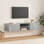 Træskab Høj gloss hvid 150 x 39 x 30 cm Konstrueret træ