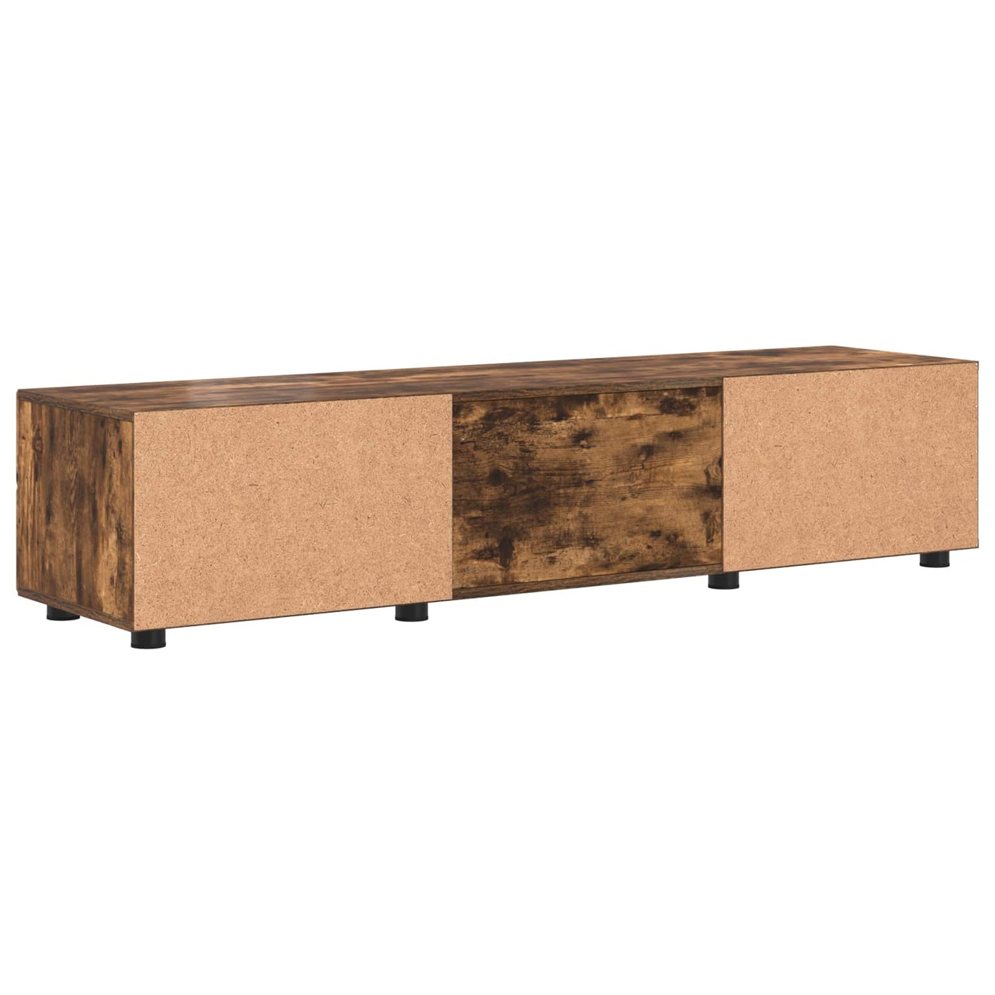 Træskab med skuffe Røget eg 150 x 39 x 30 cm Konstrueret træ