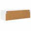 Træskab Høj gloss hvid 100,5 x 39 x 30 cm Konstrueret træ