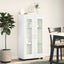 Sideboard FLORIN 55,5 x 29 x 100 cm Hvid Konstrueret træ